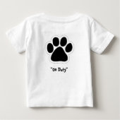 T-shirt Pour Bébé Futur Pooper Scooper (Dos)