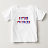 T-shirt Pour Bébé futur président (Devant)