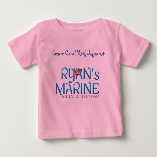 T-shirt Pour Bébé Futur récif coralien Aquarist (Devant)