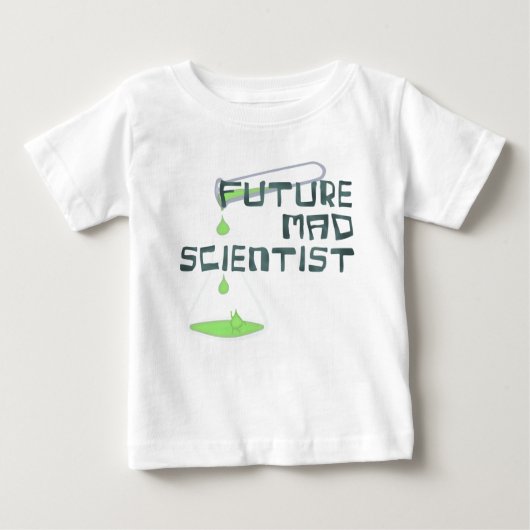 T-shirt Pour Bébé Futur scientifique (Devant)