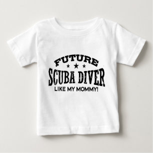 T-shirt Pour Bébé Futur Scuba Diver
