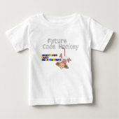 T-shirt Pour Bébé Futur singe de code (Devant)