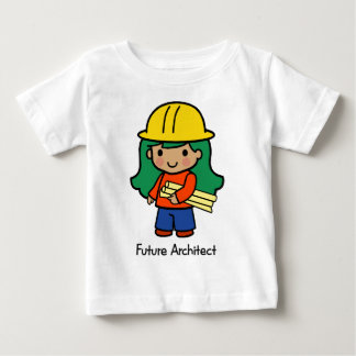 T-shirt Pour Bébé Future Architecte - Fille
