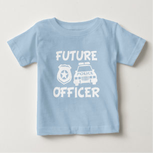 T-shirt Pour Bébé Future chemise de bébé de policier