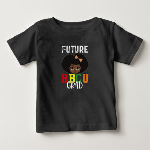 T-shirt Pour Bébé Future diplômée d'une HBCU Fille Remise des diplôm
