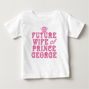 T-shirt Pour Bébé Future épouse de prince George