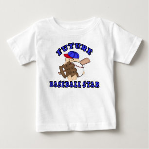 T-shirt Pour Bébé Future étoile de base-ball