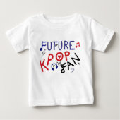 T-shirt Pour Bébé Future fan de KPOP ! (Devant)