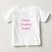T-shirt Pour Bébé Future garde de croisement (Devant)