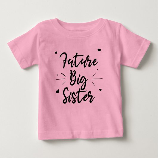 T-shirt Pour Bébé Future grande soeur (Devant)