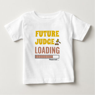 T-shirt Pour Bébé Future Juge Chargement Tendance Personnalisé Unise
