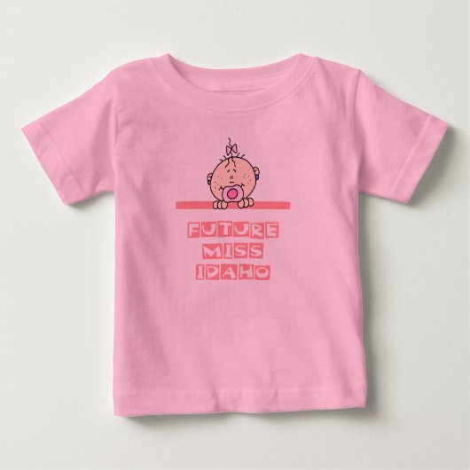 T-shirt Pour Bébé Future Mlle Idaho (Devant)