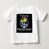 T-shirt Pour Bébé Future Peacemaker Enfants Long Sleeve Tee (Devant)