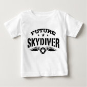 T-shirt Pour Bébé Future Skydiver (Devant)