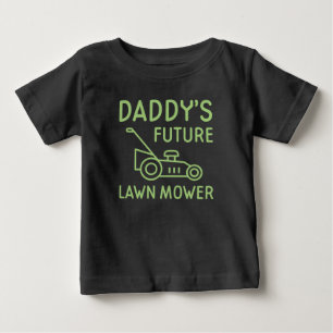 T-shirt Pour Bébé Future tondeuse à gazon du papa