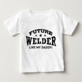 T-shirt Pour Bébé Future Welder Comme Mon Papa (Devant)