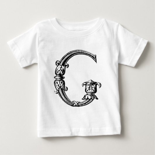 T-SHIRT POUR BÉBÉ G DÉCORATIF (Devant)