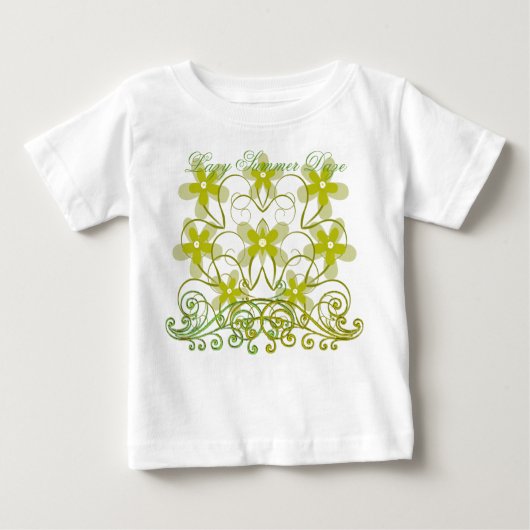 T-shirt Pour Bébé GAGNANT DU PRIX À VENIR -Lazy Summer Daze - (Devant)