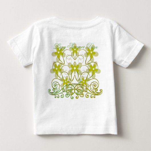 T-shirt Pour Bébé GAGNANT DU PRIX À VENIR -Lazy Summer Daze - (Dos)
