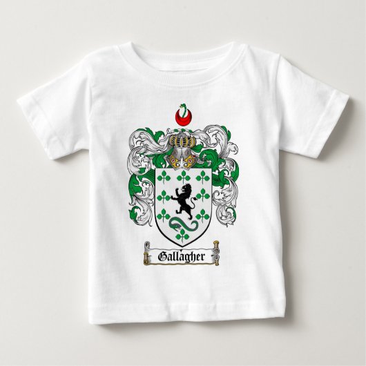 T-SHIRT POUR BÉBÉ GALLAGHER FAMILLE CREST - GALLAGHER BRAS (Devant)