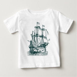 T-shirt Pour Bébé Gallion - Vert foncé