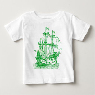 T-shirt Pour Bébé Gallion - Vert herbe