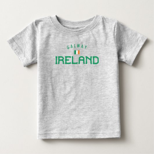 T-shirt Pour Bébé Galway Irlande en détresse (Devant)