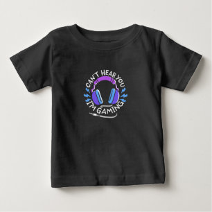 T-shirt Pour Bébé Gamer Je Joue