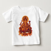 T-shirt Pour Bébé Ganesh - solvant des obstacles (Devant)