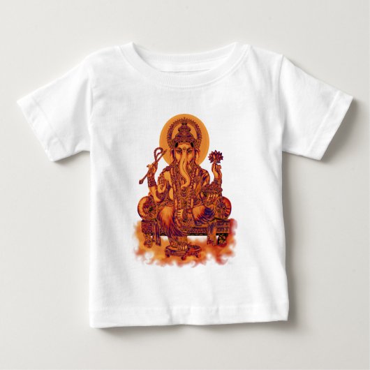 T-shirt Pour Bébé Ganesh - solvant des obstacles (Devant)