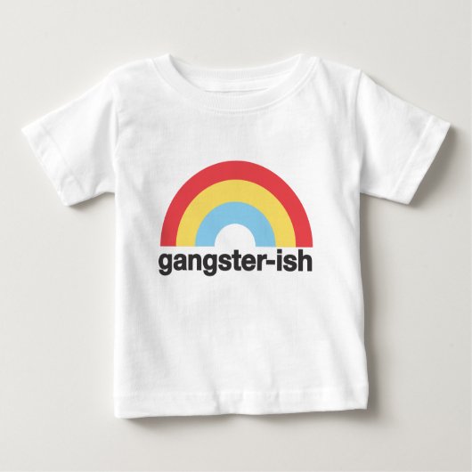 T-shirt Pour Bébé Gangster Onsie (Devant)