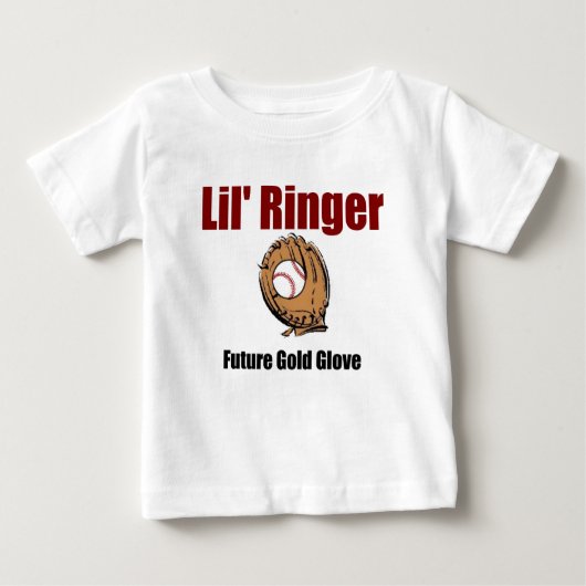 T-shirt Pour Bébé GANT d'OR de sonnerie de Lil FUTUR (Devant)