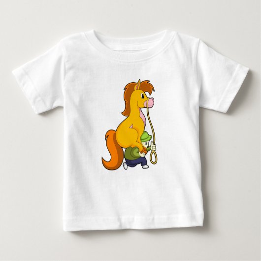 T-shirt Pour Bébé Garçon au Cheval.PNG (Devant)