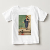 T-shirt Pour Bébé Garçon avec Chien chiot (Devant)