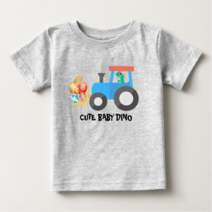 T-shirt Pour Bébé Garçon d'anniversaire camion de construction de di