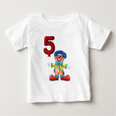 T-shirt Pour Bébé Garçon de 5 ans (Devant)