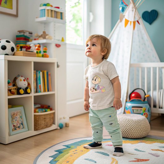 T-shirt Pour Bébé Garçon émerveillé