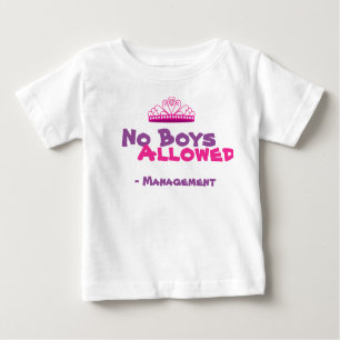 T-shirt Pour Bébé Garçon n'a pas permis la chemise