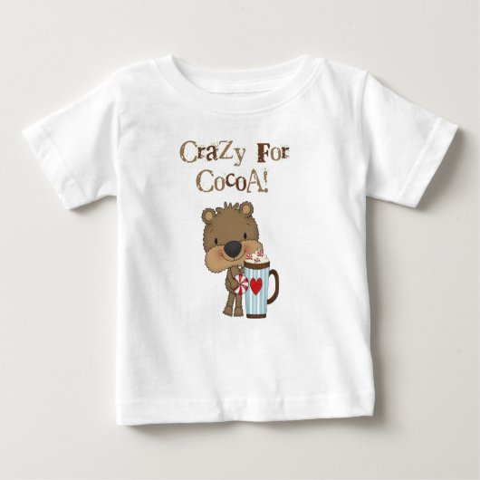 T-shirt Pour Bébé Garçon Ours Fou Pour Les Vacances De Coca (Devant)