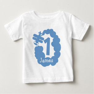 T-shirt Pour Bébé Garçon pour 1er anniversaire T shirt avion perso