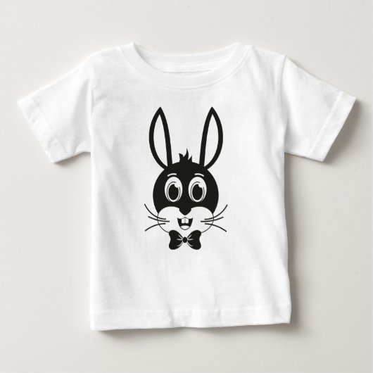 T-shirt Pour Bébé Garçon visage de lapin-32886 (Devant)