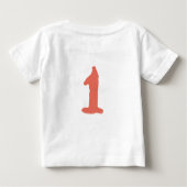 T-shirt Pour Bébé Garçons Mignons Animaux de Ferme Enfants Anniversa (Dos)