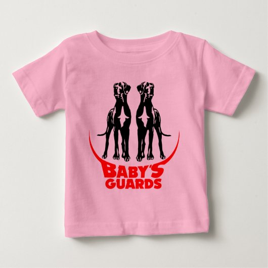 T-shirt Pour Bébé Gardes pour bébés (Devant)