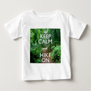 T-shirt Pour Bébé Gardez le calme et la marche