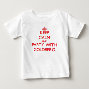 T-shirt Pour Bébé Gardez le calme et la partie avec Goldberg