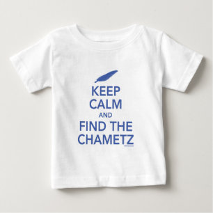 T-shirt Pour Bébé Gardez le calme et trouvez le Chametz