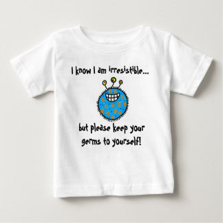 T-shirt Pour Bébé Gardez vos germes à vous-même !