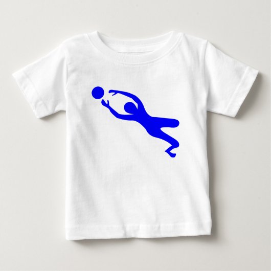 T-shirt Pour Bébé Gardien des objectifs - Bleu (Devant)
