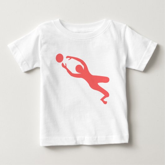 T-shirt Pour Bébé Gardien des objectifs - rose tropicale (Devant)
