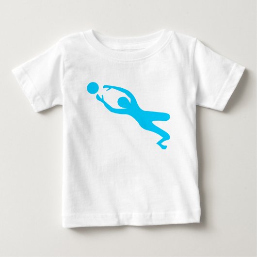 T-shirt Pour Bébé Gardien des objectifs - Sky Blue (Devant)